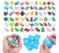 Hysagtek 50Pcs 3D Printed Animals Blind Bag - Mystery Surprise Articulated Mini Animal Figures, Flexible Movable Joint Fidget Toys for Adults, Desk Pets, Party Favours, Classroom Rewards, Desk Decor