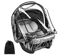 Hysagtek Car Seat Rain Covers Universal Car Seat Rain Covers with Velcro & Handle Opening Carrier Raincover Quick-Access Roll-Up Door & Dual Side Ventilation Ideal Air Circulation