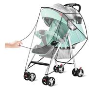 Hysagtek Rain Cover for Pushchair Stroller Buggy Pram Rain Cover for Stroller Stroller Cover with Nylon Waterproof Zipper Travel Weather Shield Raincover