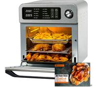 HYSapientia Compact Air Fryer Oven 15L 1700W Digital Knob 10 in 1 in Silver HYSapientia Silver