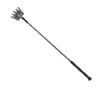 Hyschool Glitter Crown Riding Whip - Black Glitter