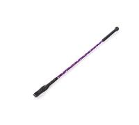 HySCHOOL Silver Riding Whip - Purple - 66cm/26 inch