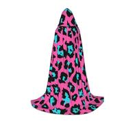 HYSDPUZK Cute Leopard Hooded Cape For Teens Halloween Costume, Cosplay, Masquerade, Wizard Robe
