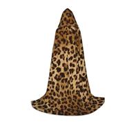 HYSDPUZK Cute Leopard Hooded Cape For Teens Halloween Costume, Cosplay, Masquerade, Wizard Robe