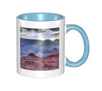 HYSDPUZK Double Color Ceramic Mug - 11oz Funny 3D Grand Canyon Pattern Coffee & Tea Cup, Cute Cups for Men Women