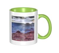 HYSDPUZK Double Color Ceramic Mug - 11oz Funny 3D Grand Canyon Pattern Coffee & Tea Cup, Cute Cups for Men Women