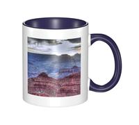 HYSDPUZK Double Color Ceramic Mug - 11oz Funny 3D Grand Canyon Pattern Coffee & Tea Cup, Cute Cups for Men Women