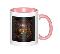 HYSDPUZK Double Color Ceramic Mug - 11oz Funny 3D Halloween Party Pattern Coffee & Tea Cup, Cute Cups for Men Women