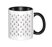 HYSDPUZK Double Color Ceramic Mug - 11oz Funny 3D Owl Tree Branches Pattern Coffee & Tea Cup, Cute Cups for Men Women