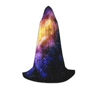 HYSDPUZK Galaxy In The Universe Hooded Cape For Teens Halloween Costume, Cosplay, Masquerade, Wizard Robe