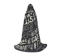 HYSDPUZK I Know The Plans Have You Declares Lord Hooded Cape For Teens Halloween Costume, Cosplay, Masquerade, Wizard Robe