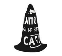 HYSDPUZK I'M A Realtor Ask Me Hooded Cape For Teens Halloween Costume, Cosplay, Masquerade, Wizard Robe