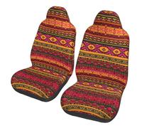 HYSDPUZK Mexican Folk Art Boho Print All-In-One Car Seat Cover – Full Size Print Design, Comfortable Polyester Fabric, Enhanced Protection For Car Seats