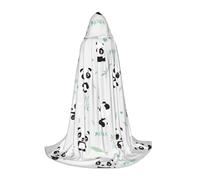 HYSDPUZK Panda Bamboo Hooded Cape For Teens Halloween Costume, Cosplay, Masquerade, Wizard Robe