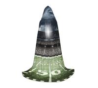 HYSDPUZK Stadium Football Satdium Field Light Night Hooded Cape For Teens Halloween Costume, Cosplay, Masquerade, Wizard Robe