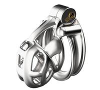HYSHGJY 316 Stainless Steel Python V6.0 Wide Base Cock Ring Design Male Chastity Device Belt Penis Cage Adult Toys (Nano V6.0- Ring 48mm)