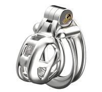 HYSHGJY 316 Stainless Steel Python V6.0 Wide Base Cock Ring Design Male Chastity Device Belt Penis Cage Adult Toys (Nub V6.0- Ring 52mm)