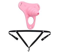 HYSHGJY Male Chastity Belt Wearable Sissy Cross-Dressing Pink Silicone Conch Penis cage Adult Sex Toys;4 Types Available (Pink-542+Black Elastic Belt)