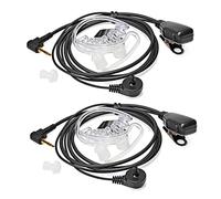 HYSHIKRA 2.5mm Covert Acoustic Tube Earpiece Headset Compatible with Motorola TLKR T60 T61 T62 T81 T80 T82 Extreme Hunter HYT TC-320 Walkie Talkie (2 Pack)