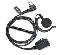 HYSHIKRA G Shape Walkie Talkie Earpiece with Microphone Compatible With Motorola CP040 DP1400 GP68 GP88 GP300 XT420 XT460 Two Way Radio (TYPE-2)