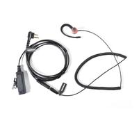 HYSHIKRA Universal 2 Way Radio Audio Adapter Cable 3.5 Female to Multi-pin with PTT 3.5mm Jack Reception Only Headset Compatible with Motorola CP040 DP1400 GP68 GP88 GP300 XT420 (RED Shape)