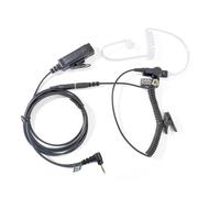 HYSHIKRA Universal 2 Way Radio Audio Adapter Cable 3.5 Female to Single-pin with PTT 3.5mm Jack Reception Only Headset Compatible with Motorola Talkabout T100 T200 T260 T280 (Transparent Tube)