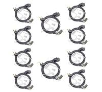 HYSHIKRA Walkie Talkie Earpiece 2 Pin Headset Compatible with Kenwood Baofeng UV5R 888S UV-82HP BF-F8HP Retevis Two Way Radios (10 pcs)