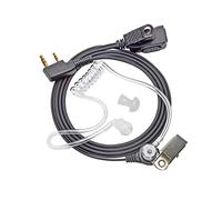 HYSHIKRA Walkie Talkie Earpiece 2 Pin Headset Compatible with Kenwood Baofeng UV5R 888S UV-82HP BF-F8HP Retevis Two Way Radios (1 pcs)