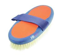 Hyshine Pro Groom Goat Hair Body Brush Navy/orange (One Size)