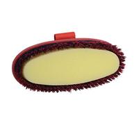 HySHINE Pro Groom Sponge Brush - Navy/Red - 20 x 9.5cm
