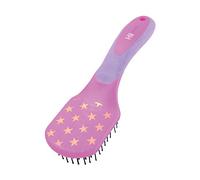 HySHINE Star Easy Grip Mane and Tail Brush - Pink/Lilac - 23.8 x 7.3cm