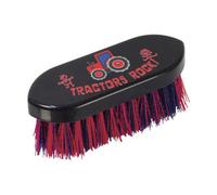 Hyshine Tractors Rock Horse Dandy Brush Navy/red (14Cm X 5Cm)