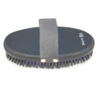 HySHINE Wooden Body Brush - Black/Purple - 19.5 x 9.2cm