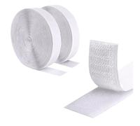 HYSHLC Self-Adhesive Tape, 8 m x 20 mm, Extra Strong Double-Sided Adhesive Pad, Tape and Hook Tape for Mosquito Nets, Windows, Picture Frames, Car Mats