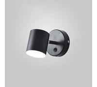 HYSJDMNC Simple Style Wrought Iron Wall Lamp, LED Three-Tone Light Lights, Creative Acrylic Lampshade Sconces, Embedded Ceiling Lantern, Bedroom Balcony Wall-Mounted Lighting Fixtures (Co YYuan