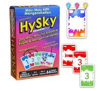 HySky Pocket Edition Card Game, Mau-Mau Educational Game for Quantity Comprehension and Calculation, 66 Playing Cards, 2-5 Players, from 4 Years, Made in Germany