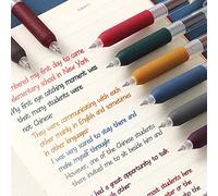 HysmmxHer 0.5mm Bible Journal Pens No Bleed Through, 8 Color Fine Tip Markers for Bible Study, Bullet Journaling, Drawing,Quick Dry School Supplies (8 retro colors)