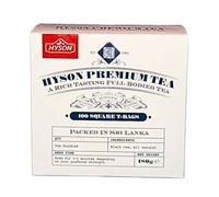 Hyson Premium Tea 100 Square Tea Bags 180g - Classic Black Tea - Smooth Everyday Brew - Includes Gifty Goodness Shopping List