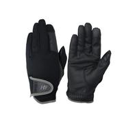 HySPORT Dynamic Lightweight Riding Gloves - Black/Charcoal Grey - Medium