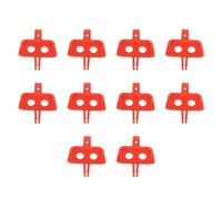 HYSSBR 10Pcs Mountain Bicycle Brake Spacer Lightweight Disc Protector Brakes Pads Plastic Portable Hydraulic Disc Brake Pads Spacer Spread Insert Tool