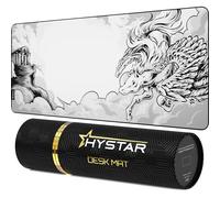 Hystar Extended Gaming Mouse Pad | 5mm Thick, Waterproof Surface, Smooth Polyester Fabric, and Natural Rubber Base | Mythic Pegasus (XXXL 45" x 20")