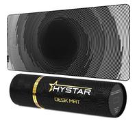 Hystar® Extended Gaming Mouse Pad | XXXL 45" x 20" | 5mm Thick, Waterproof Surface, Smooth Polyester Fabric, and Natural Rubber Base | Abyss
