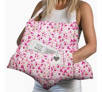 Hysterectomy Pillow for Abdominal Surgery, C Section Pillows, Post Hysterectomy Recovery Must Haves, Recovery Gifts Products, After Surgeries Tummy Tuck Pillow, Heart Surgery Pillows - Pink Flower