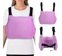 Hysterectomy Recovery Pillow,Post Mastectomy Pillow,Post-Surgery Cushion for Abdomen C-Section Tummy Lumpectomy Myomectomy Recovery Patients Must Haves Abdominal Pillows with Shoulder Strap & Pockets