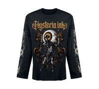 Hysteria Ink Goat Atlas Ink Long-sleeved Top black XL