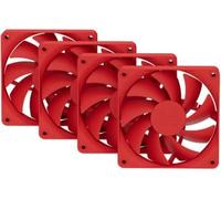 Hyte FA12 120 mm Case Fan - Pack Of 4, Red