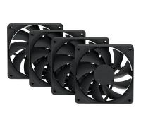 Hyte Fan FA12 120mm PWM 4 Pack Pitch Black