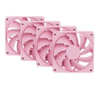 HYTE FA12 120mm PWM Case Fan 4 Pack Strawberry Milk - FAN-HYTE-FA12-SM-4