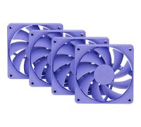 Hyte FA12 120mm PWM Fan – High-Airflow 4-Pack – Taro Milk