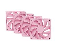 Hyte Fa12 120Mm Luxury High-Airflow Case Pwm Fans Strawberry Milk 4 Pack